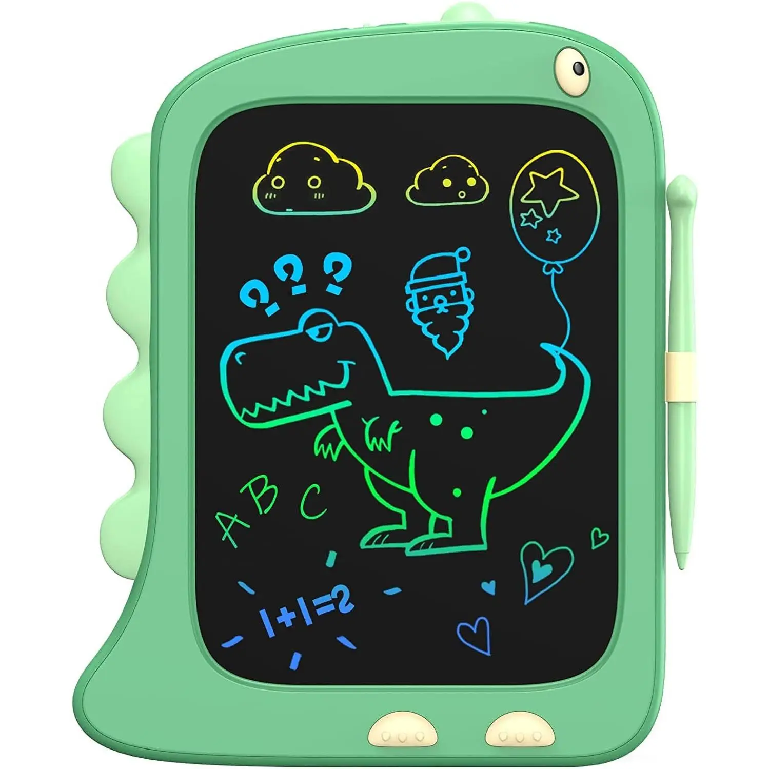 8.5 Inch LCD Doodle Board Tablet Toy - Green Dinosaur Drawing Pad for Kids 2-6 Years Old - Christmas and Birthday Giftsfidget toys