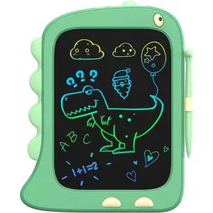 8.5 Inch LCD Doodle Board Tablet Toy - Green Dinosaur Drawing Pad for Kids 2-6 Years Old - Christmas and Birthday Giftsfidget toys