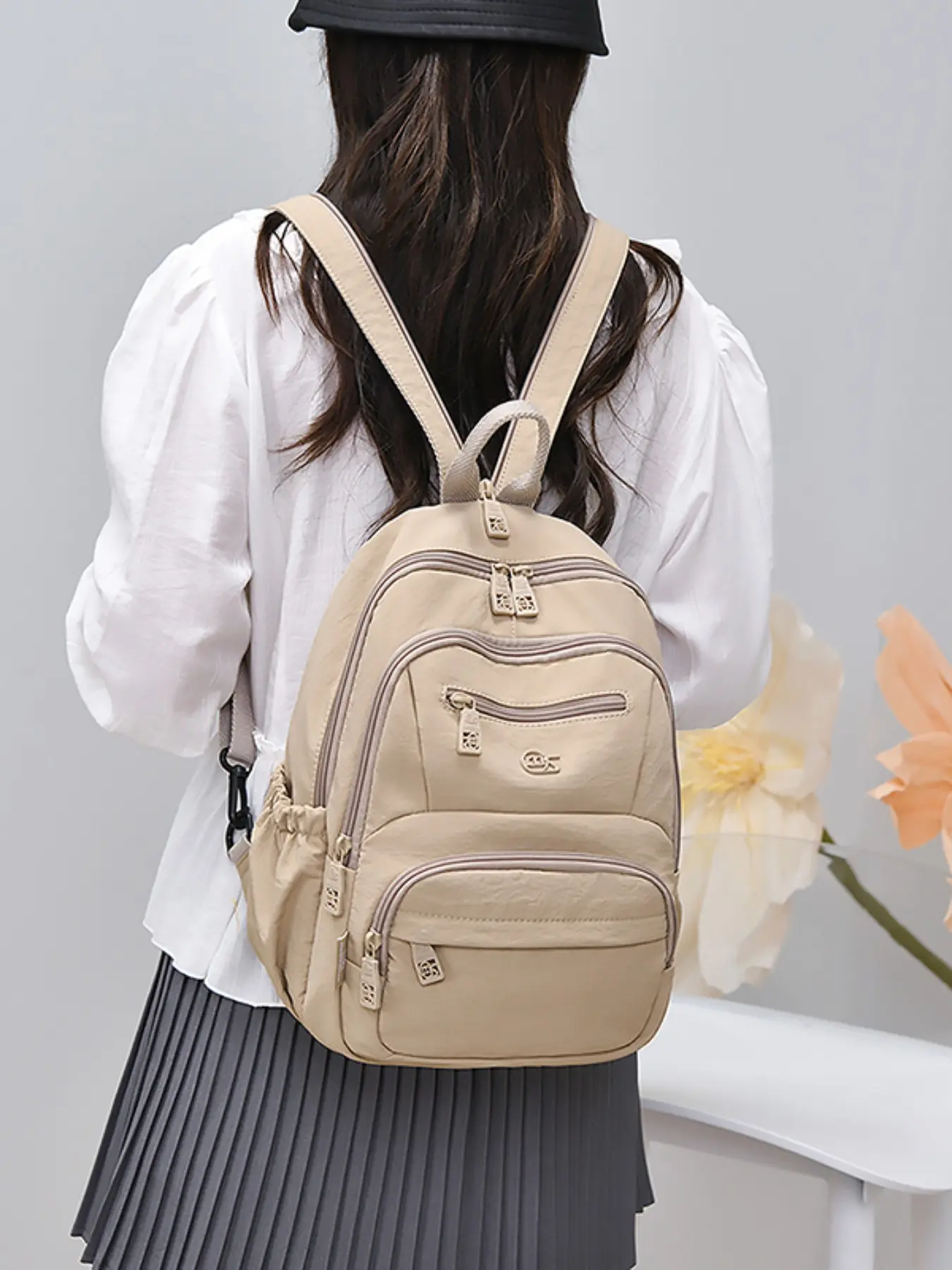 New Casual Crossbody Bag, Large Capacity Waterproof Travel Backpack, Yoga Fitness Lightweight Versatile Commute Tourist Bag