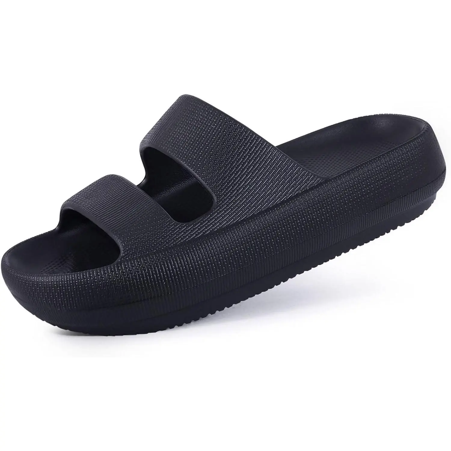 Orthopedic Slide Sandals for Women with Arch Support Pillow Soft Recovery Slip on Sandals Lightweight Summer Cloud Slippers for Plantar FasciitisGift.