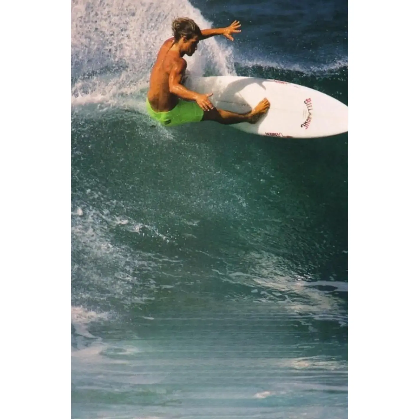 1990 BILLABONG Surfing Canvas Art Poster Eco-Friendly Fade-Resistant Waterproof Wall Decor for Living Room & Bedroom