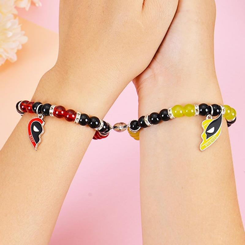 Best Friends Necklaces for 2 BFF Stainless Steel Silver Chain Matching Heart Puzzle Pendant Friendship Necklace and Bracelet Key Chain Set Relationship Jewelry  for Teen Girls Boys