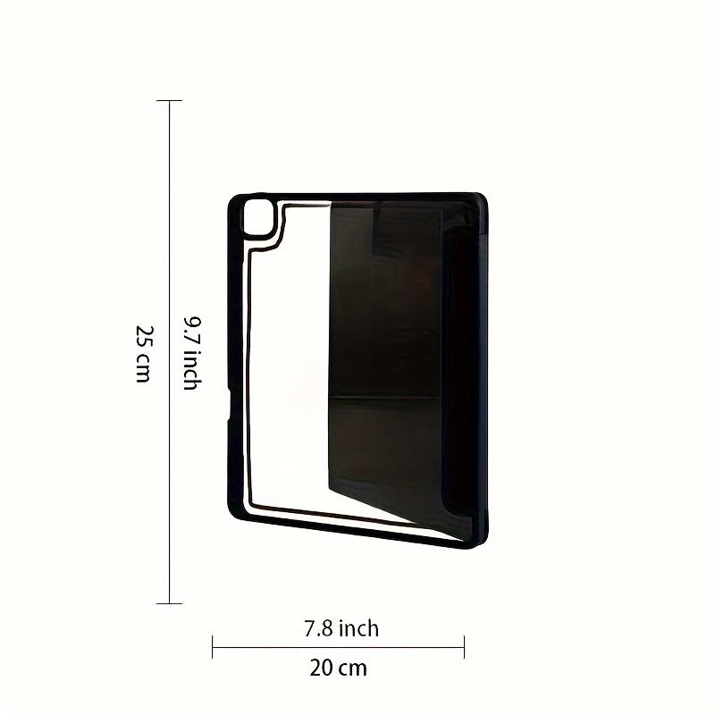 Dark purple butterfly floral pattern, with adjustable stand and pencil holder , foldable non-slip TPU protective case, suitable for Samsung, iPad mini, iPad Air, iPad Pro/iPad 10th generation, 11th generation and other iPad series protective cases.