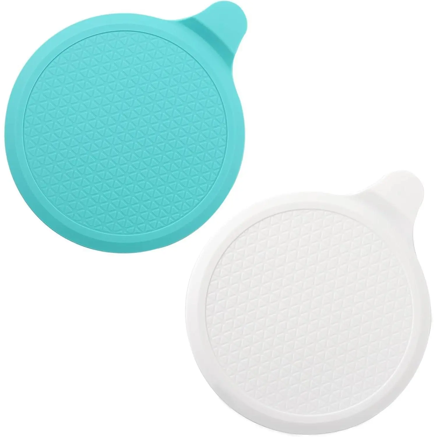 (2 Pack)  Bathtub Stopper, 6"   Drain Plug,  Shower Drain Tub Stopper for Kitchen Gadgets Bathroom, Blue+White
