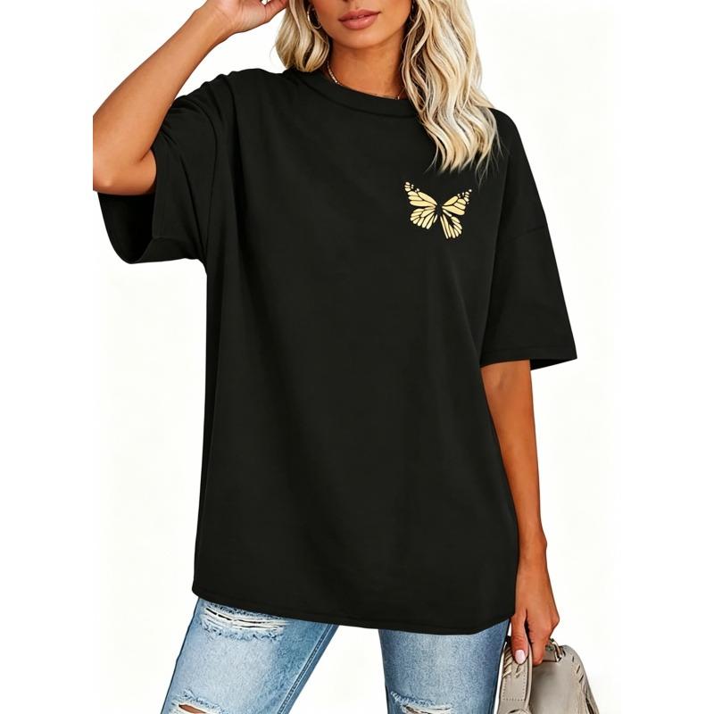 Women's Oversized Gym T Shirts,Short Sleeve Crewneck Tops,Casual Summer,Workout Baggy Basic Tee,Unisex,Summer