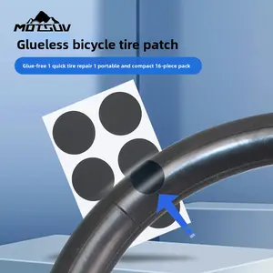 Mountain bike inner tube patch, road bike glue-free patch, portable universal model for quick tire repair
