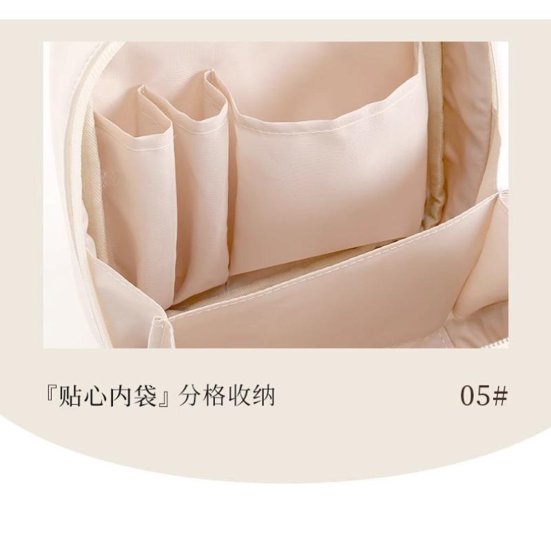 Portable toiletry bag with large capacity, outdoor travel, beach, date touch-up, cosmetics storage shell bag