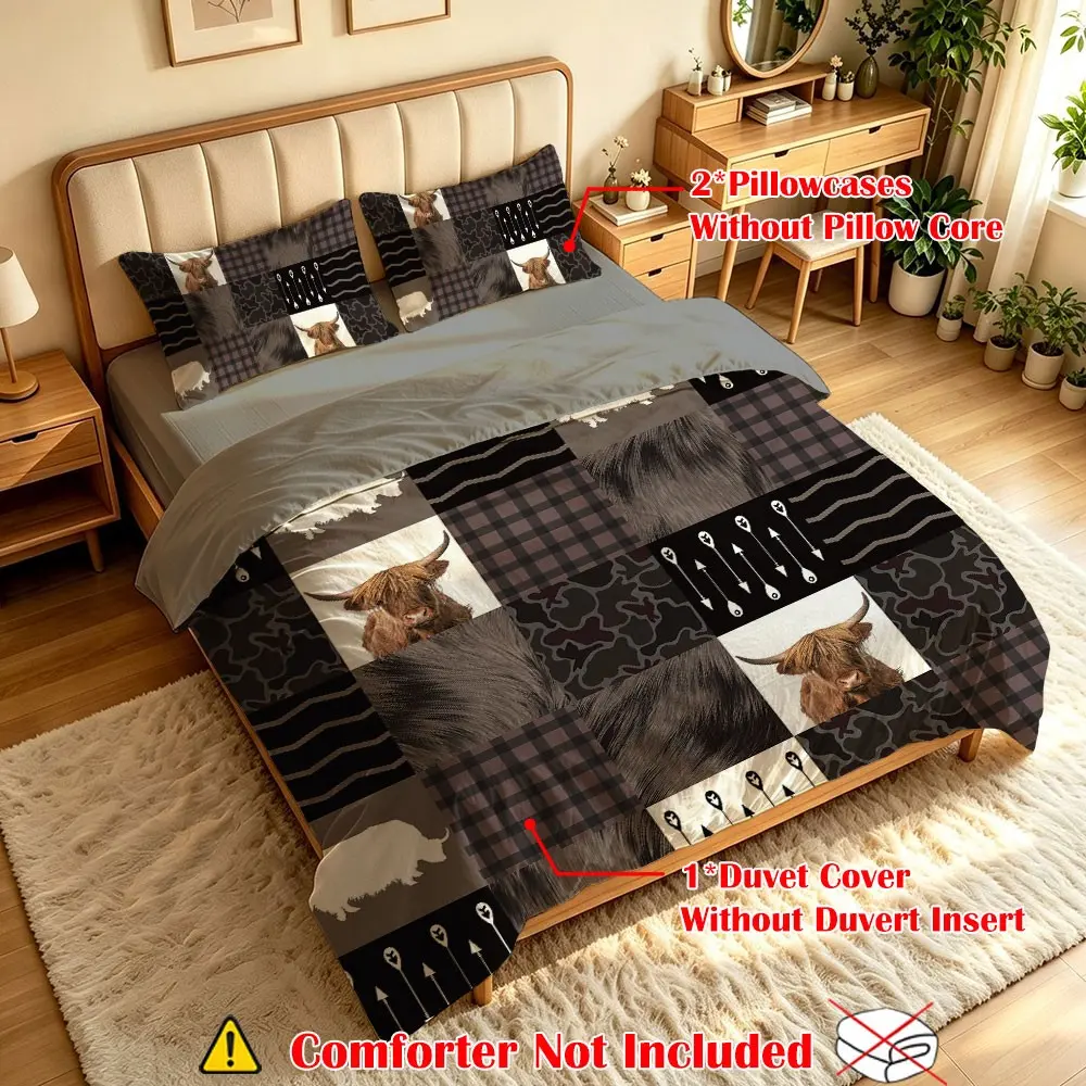 3pcs Leopard Print Bedding Set, Digital Printing, No Padding, Single & Twin Size, Bedroom, Dorm, Gaming Hotel, Gift Idea, Comfy Bedding Set
