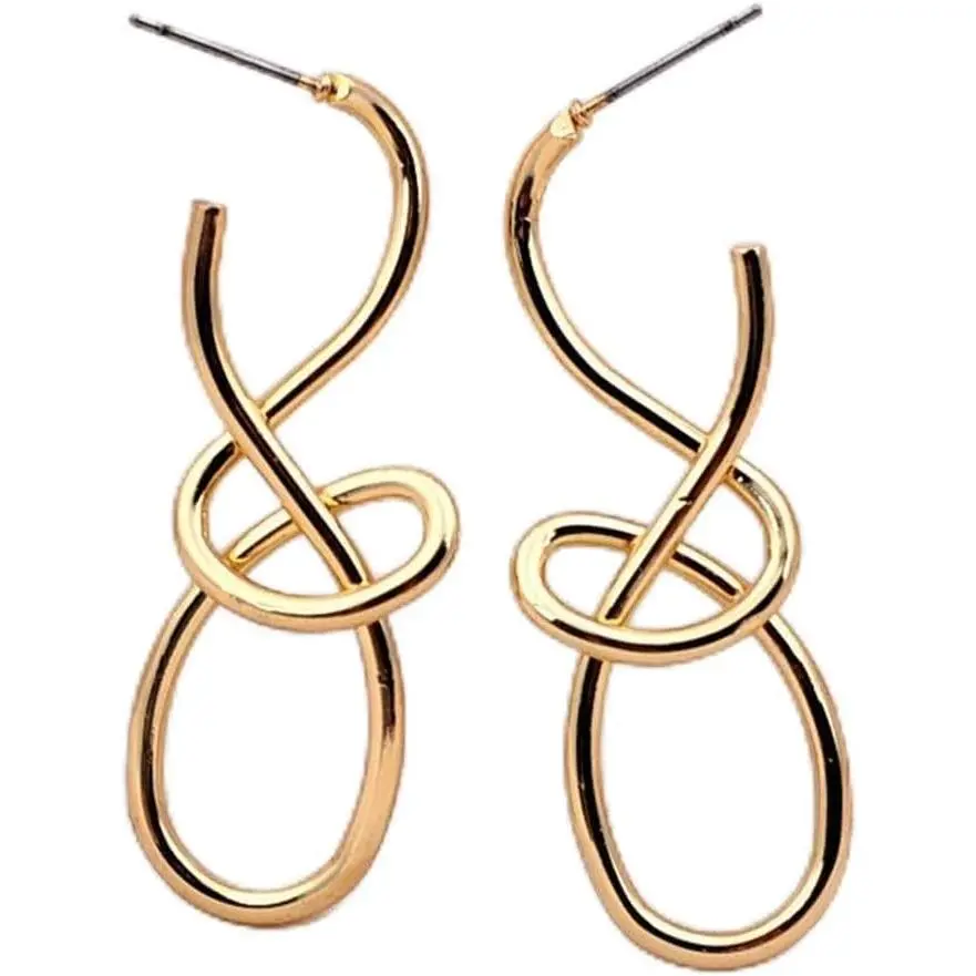 Spiral Dangle Long Earrings for Women - Sparkly   with Adjustable Length, Elegant Statement  for Daily Wear & Party Outfits,  Events