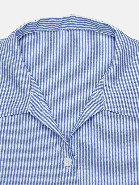 Women's Striped Print Shirt, Elegant Casual Batwing Sleeve Top for Spring & Summer, Ladies Clothes for Daily Wear