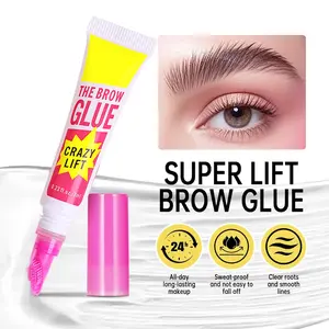 Crazy Lift Brow Glue, 24h Waterproof Lamination Gel, Long-Lasting Eyebrow Adhesive, Secure & Comfortable Application, Perfect for Daily Use