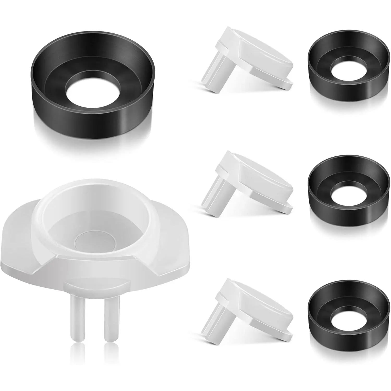 4 Pack 101237 Cup Seal & Diverter Gate Compatible with  3800 Tub Spout, Tub Spout   for Shower Bathtub Faucet Diverter