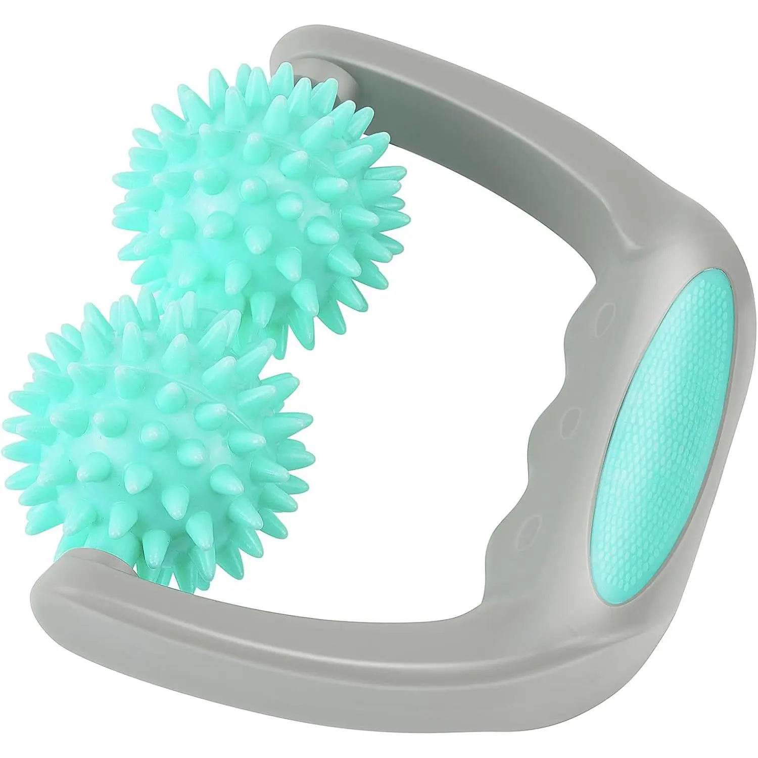 Fascia Release Spiky Massage Roller, Cellulite Massager - Deep Tissue Massage Tool for Neck Shoulder Legs, 2 Balls Pressure Trigger Point Myofascial Manual Body Massager for Women MenGift.