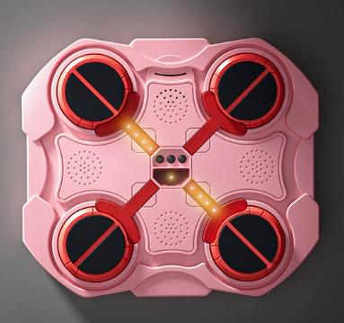Music Boxing Target,Home Wall Target,15 Speeds,Boxing Trainer,Interactive Rhythm Boxing Machine,Suitable for The Whole Family