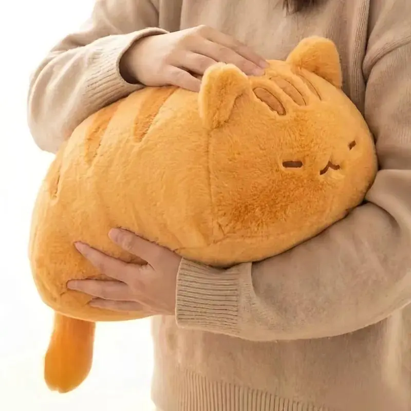 Giant Orange Cat Plush Toy - Unisex Soft Fabric Kawaii Kitty Plushie Throw Pillow, Home Decoration Gift for Kitty Lovers’ Friends’ Birthdays