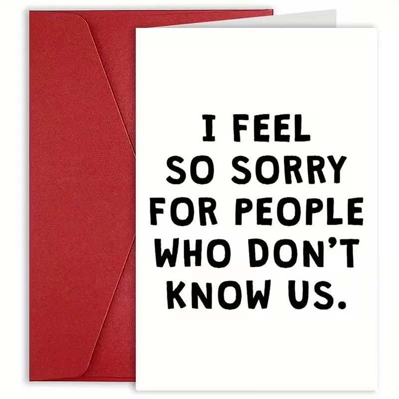Funny Best Friend Card with Envelope, Humorous Friendship Greeting Card, Cute Joke Gift for Friends, Birthday Card, Just Because Gift for Someone Special