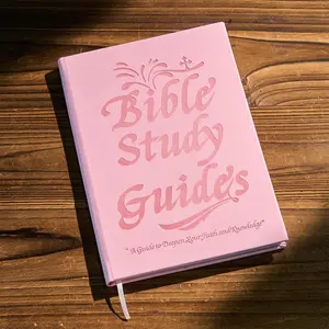 Bible Study Notebook, 66 Pages Scripture Log Plan Book, Christian Specific Guided Notes, Personal Reflection, Unisex, Daily Devotion and Group Learning #GLOBAL PICKS