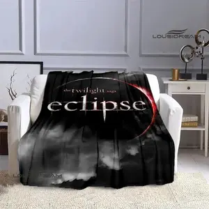 Twilight Saga Flannel Throw Blanket Soft Cozy Movie Blanket for Home Travel Fan Gift Outdoor Warm Cover