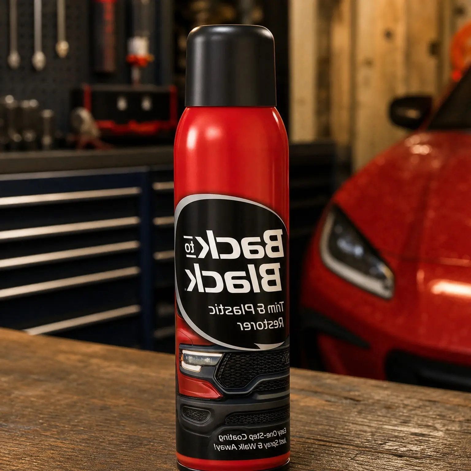 Back-to-Black Trim & Plastic Restorer Aerosol, 10 oz (06110)Gift