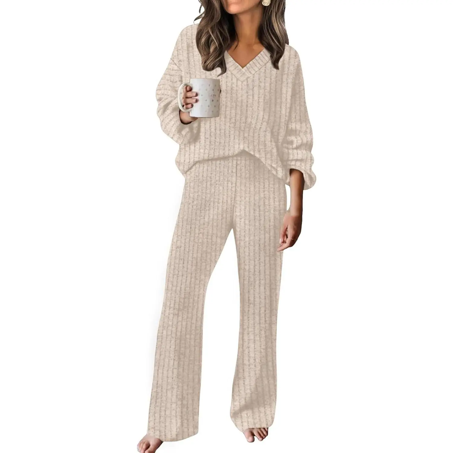Lounge Sets for Women 2026 Vacation Matching Track Suits Sweater Fall Outfits (S-2XL)