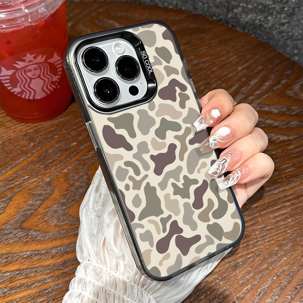Camo Pattern Shockproof Phone Case for iPhone 7 8 X XS 11 12 13 14 15 16 17 Pro Max Plus 16E Air XR Protecitved Cover Vintage Sitka Camouflage Magsafe