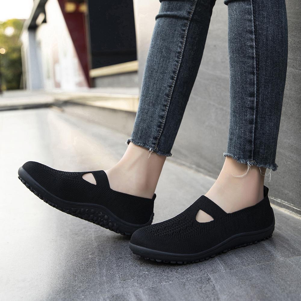 Barefoot Flats Shoes for Women Casual Slip on Zero Drop Mesh Minimalist Walking Fashion Wide Toe Box Sneakers Lightweight Summer Athletic Sports Loafer
