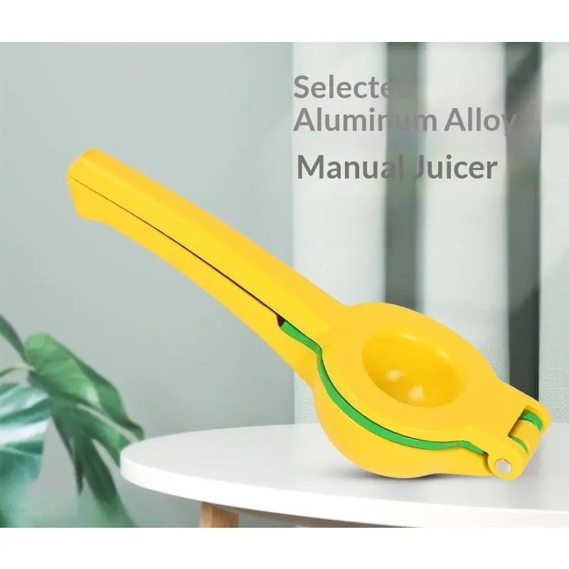 Multifunctional Household Kitchen Aluminum Alloy Easy Press Fruit Juicer 2-in-1 Lemon Clip