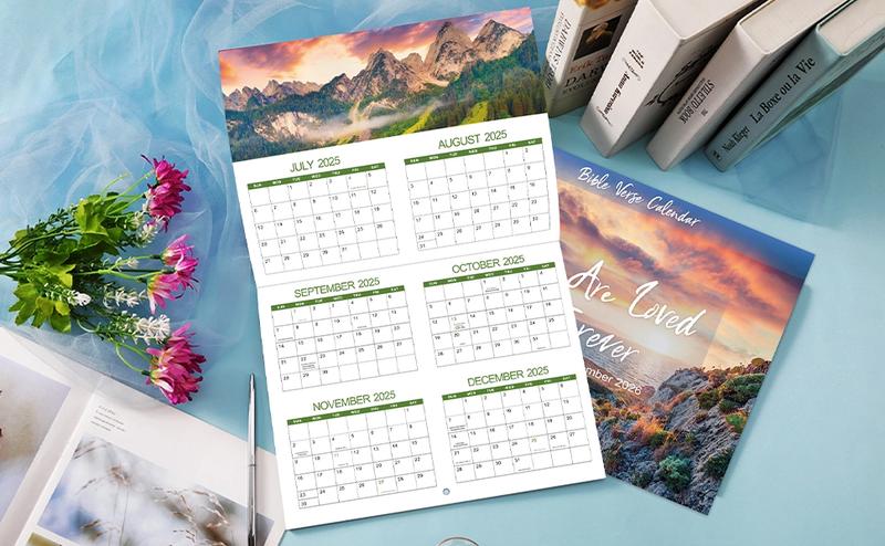 2026 Wall Calendar - 2026 Bible Verse Calendar, 12 Monthly Wall Calendars, Jan. 2026 - Dec. 2026, 11" x 8.5", Wall Calendar 2026 with Unruled Blocks and Thick Glossy Paper, Bible Quotes 2026 Wall Calendar - 2026 Bible Verse Calendar, 12 Monthly Wall Calendars, Jan. 2026 - Dec. 2026, 11" x 8.5", Wall Calendar 2026 with Unruled Blocks and Thick Glossy Paper, Bible Quotes