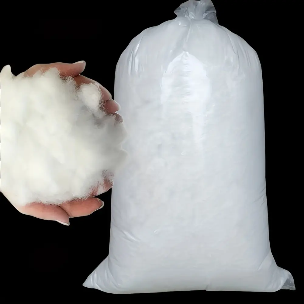 Premium Ultra-Fine Polyester Fiber Fill, Soft Plush Material for Toys & Pillows, Ideal Handmade Pillow Inserts, Smooth Texture for DIY Dolls