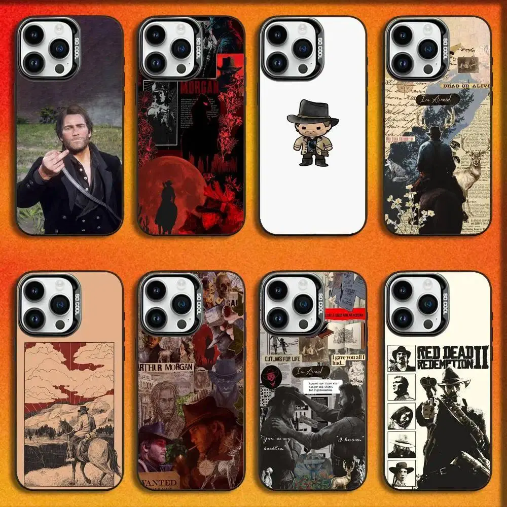 Red Dead R-Redemption Morgan Phone Case For iPhone17, 16,15,14,13,12,11,Mini,Pro,E,MAX Black Candy Matte Shockproof Cover