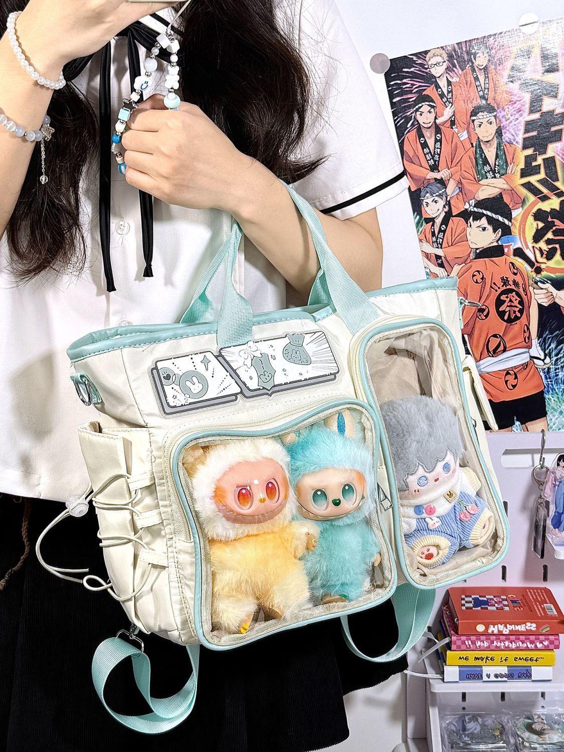 Japanese Cute Girl Ulzzang Ita Bag Daily Commuting School Bag Backpack Fashionable Y2K Shoulder Bag Dolls Bag Bags for Women
