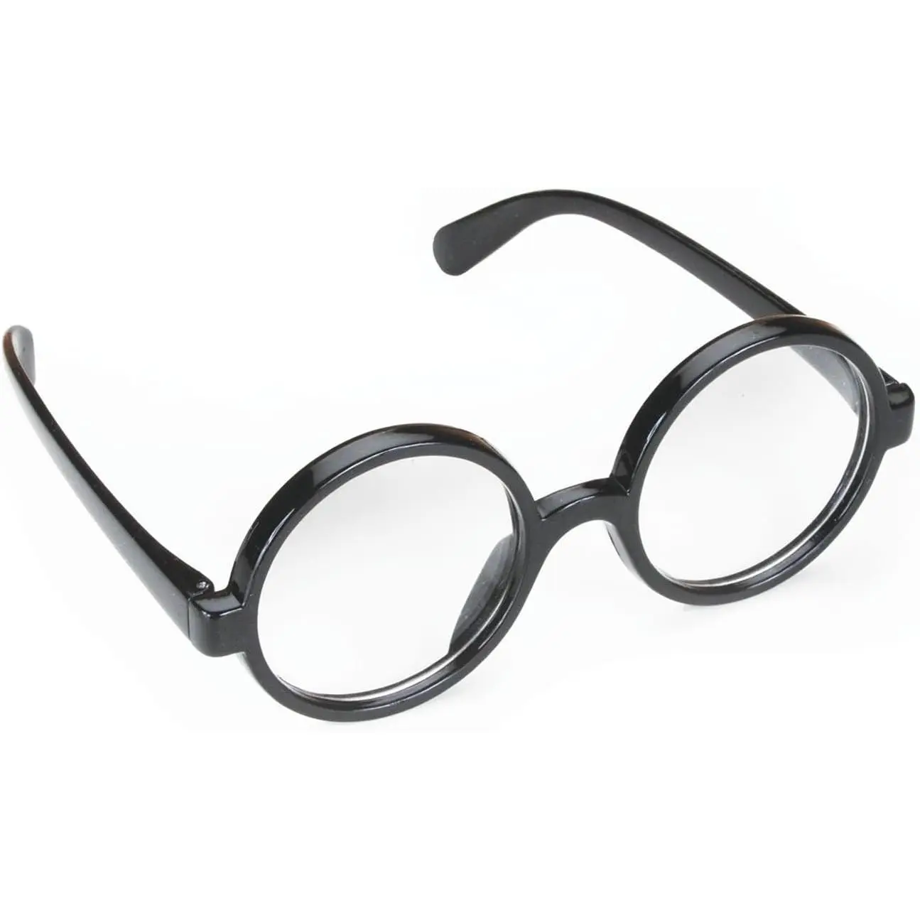 Power Men Wizard Quality Round Frame Glasses, Black,  Size (2in Lenses)