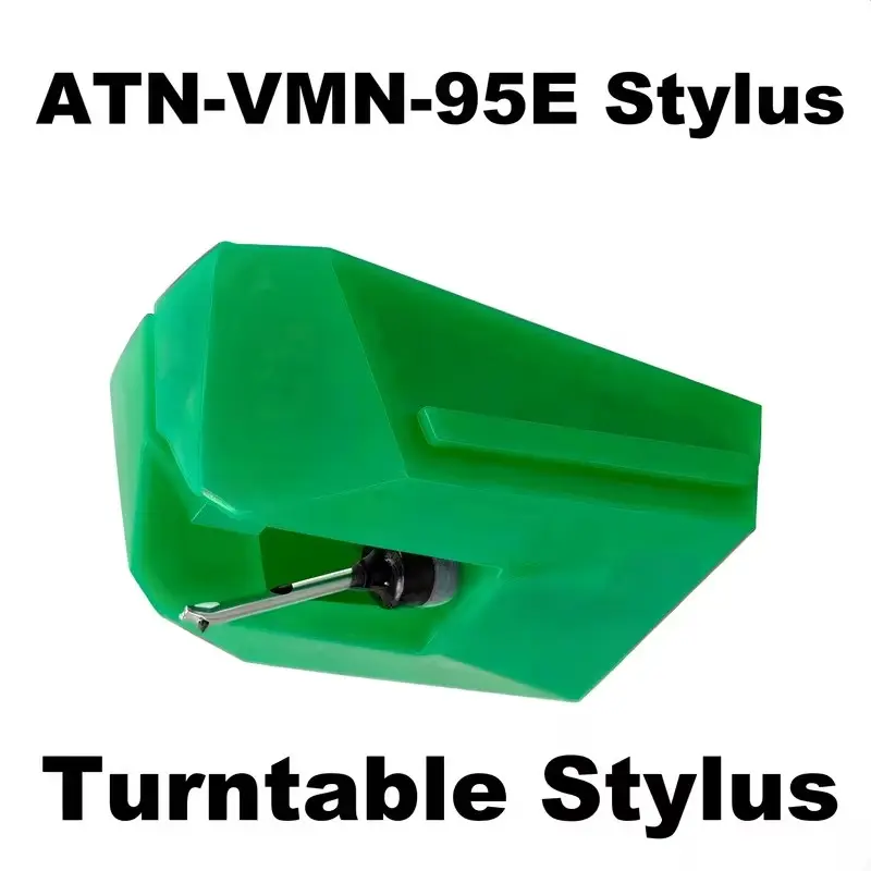 At-Vmn95e Replacement Stylus, Compatible with Audio-Technica Vm95e & At-Lp120x-USB, Elliptical Diamond Needle, Turntable Accessories