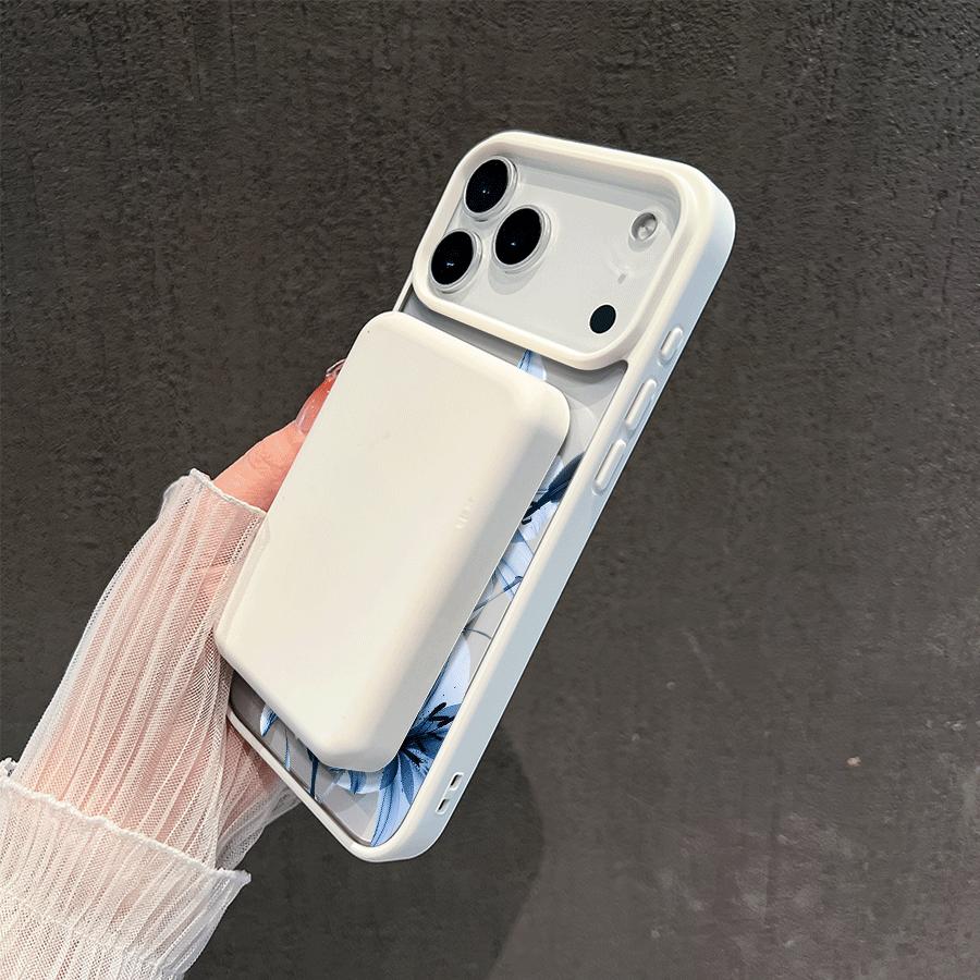 Blue Lily Whisper Magnetic MagSafe Snap Case for iPhone 17/16 Pro