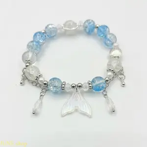 Azure Mermaid Tail Decorative Bracelet bracelets bracelet for men
