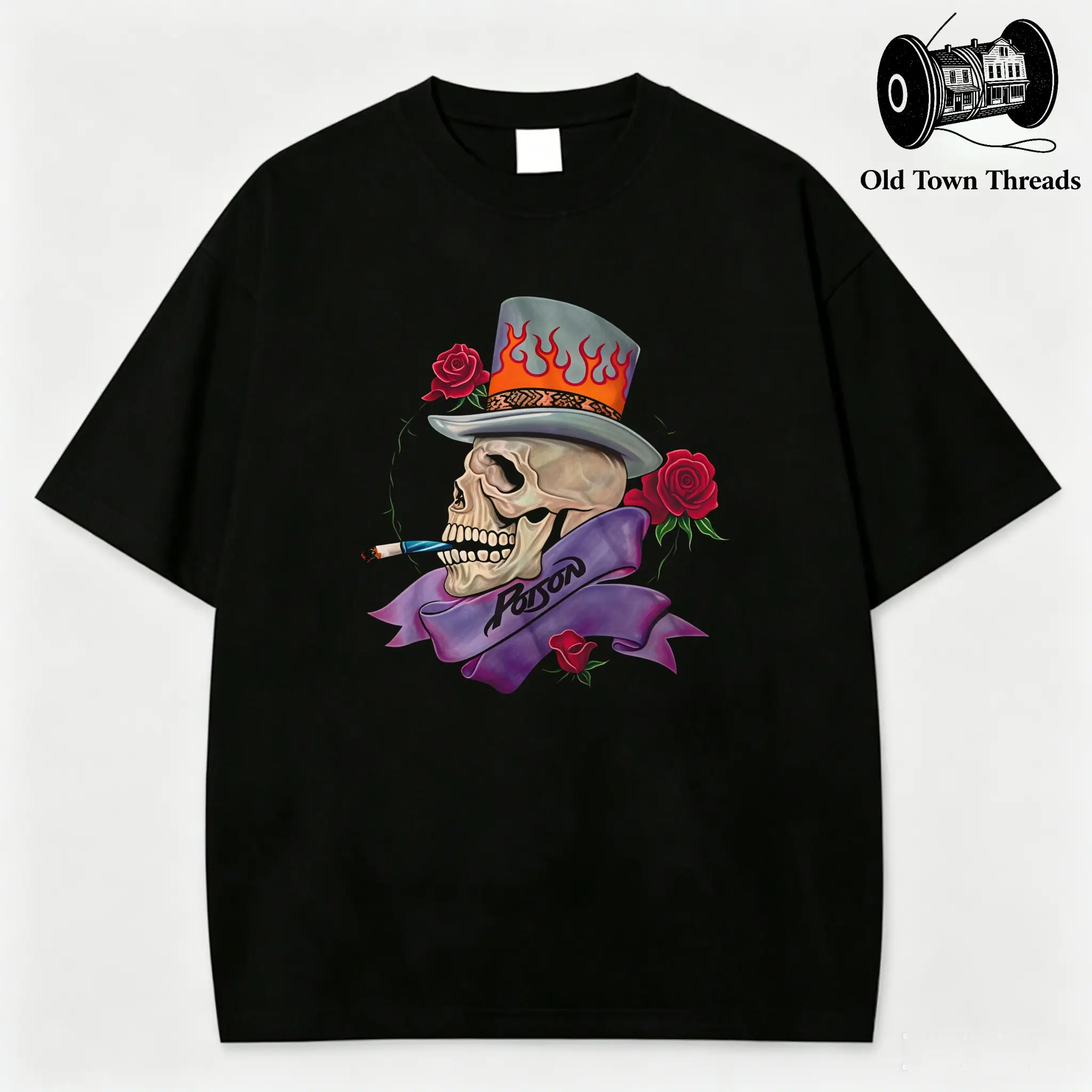 100% Cotton T-Shirt Skull With Top Hat And Roses Design More Pride Less Prejudice Shirt, LGBTQ Shirt, Proud Ally Shirt, Pride Month Shirt, LGBTQ Sweatshirt, LGBTQ Gift, Pride Parade, Lesbian Shirt