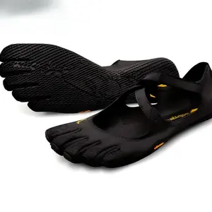 Women’s Classic FiveFingers Split Toe Ballet Flats, Flexible Foldable Breathable Barefoot Shoes, Non Slip Split Sole Lightweight Comfort Footwear for Yoga, Pilates, Dance & Zumba Indoor Sports