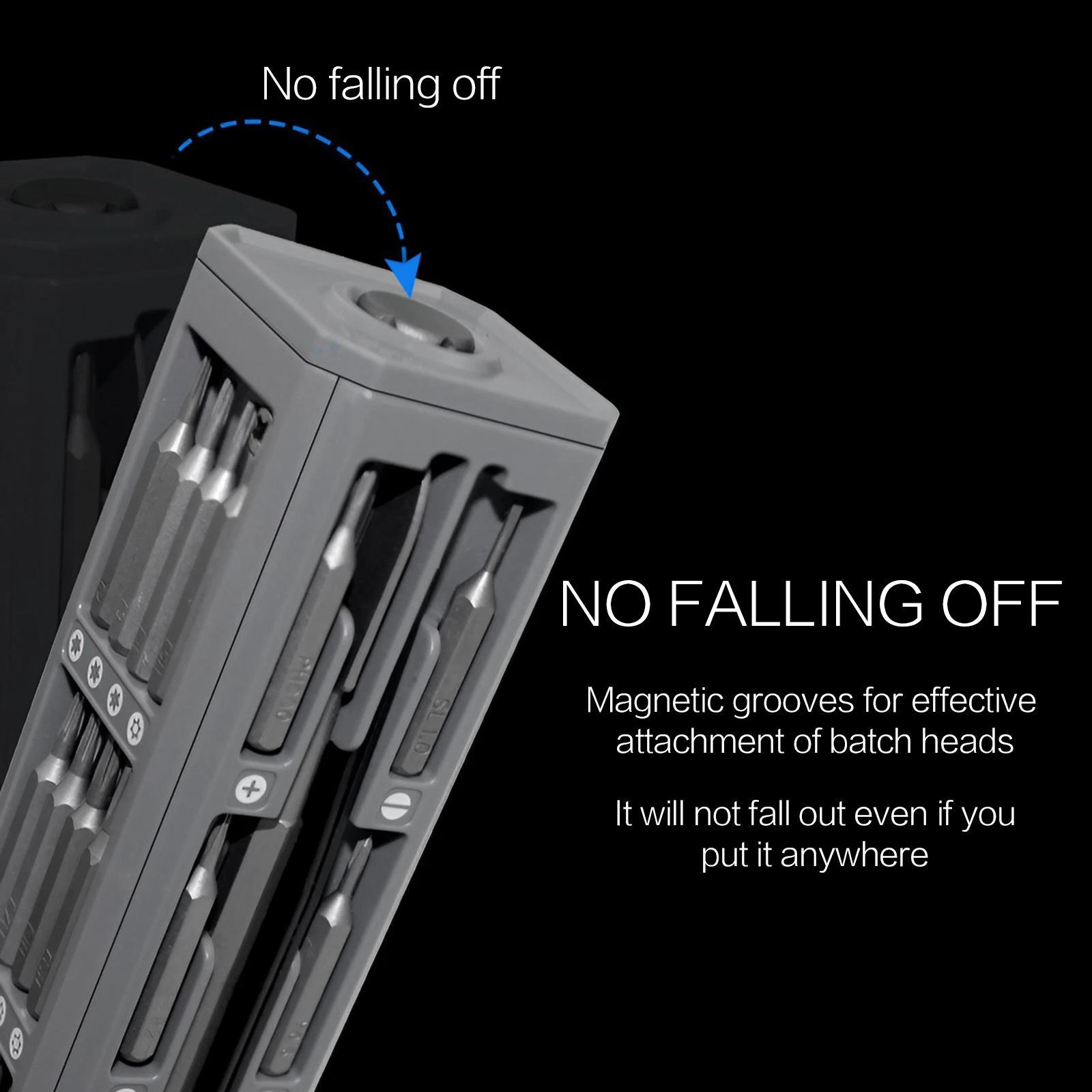 44-in-1 Screwdriver Set, Multipurpose Screwdriver, Precision Micro Torx Star & Flat Head Screwdriver Set, Compact Portable Tool Kit for Electronic Products & DIY Projects, Portable Hand Tools, Men Gifts #GLOBAL PICKS