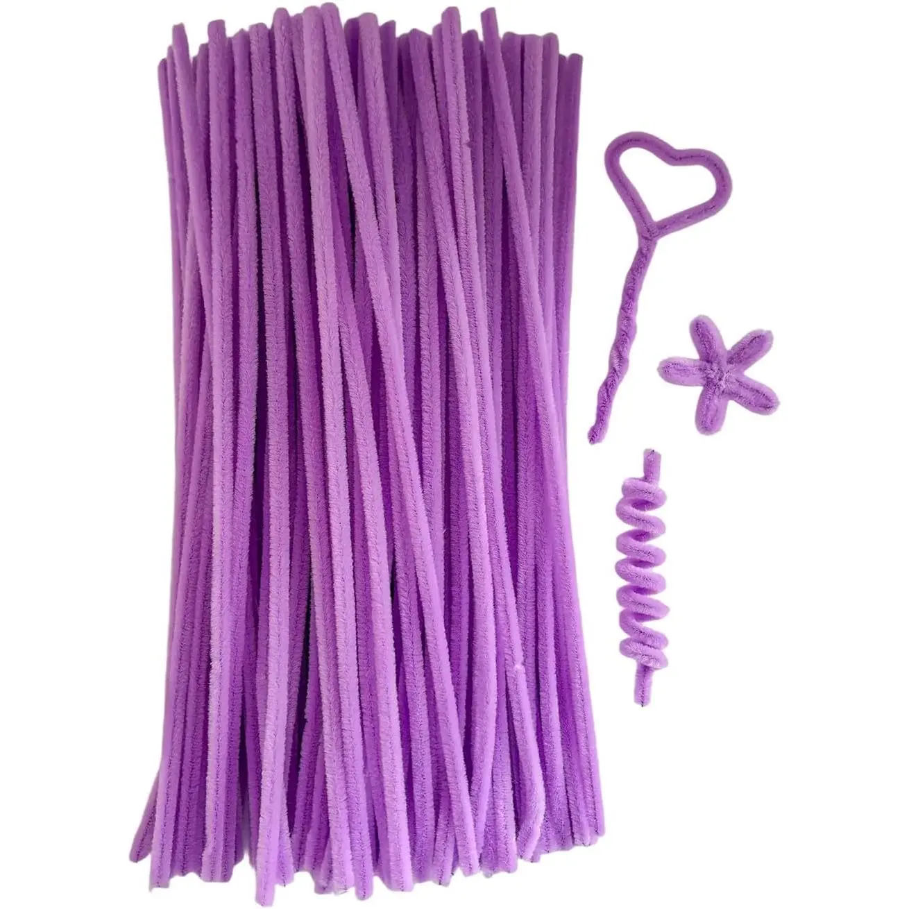 200 count  Pipe Cleaners Bulk Chenille Stems Thick pipecleaners Craft Supplies for DIY Flower Art Craft Creative Projects