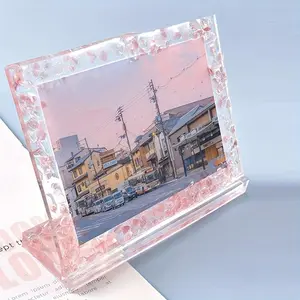 1pc DIY Silicone Photo Frame Mold - Create Stunning Transparent Picture Holders for Home Decor with Resin Epoxy Casting Kit - Easy Craft Making Supplies for Personalized Gifts