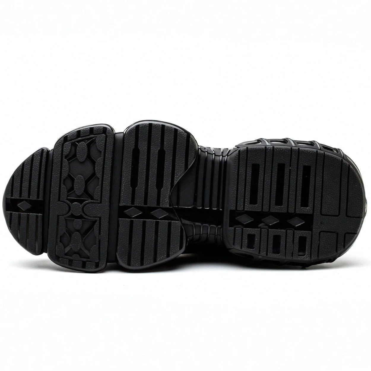 Unisex Anti-Smash Safety Shoes, Steel Toe Caps, Anti-Slip, Breathable,Industrial Construction Sports Rotatory Lace-Free Casual Hiking Shoes Black Gray