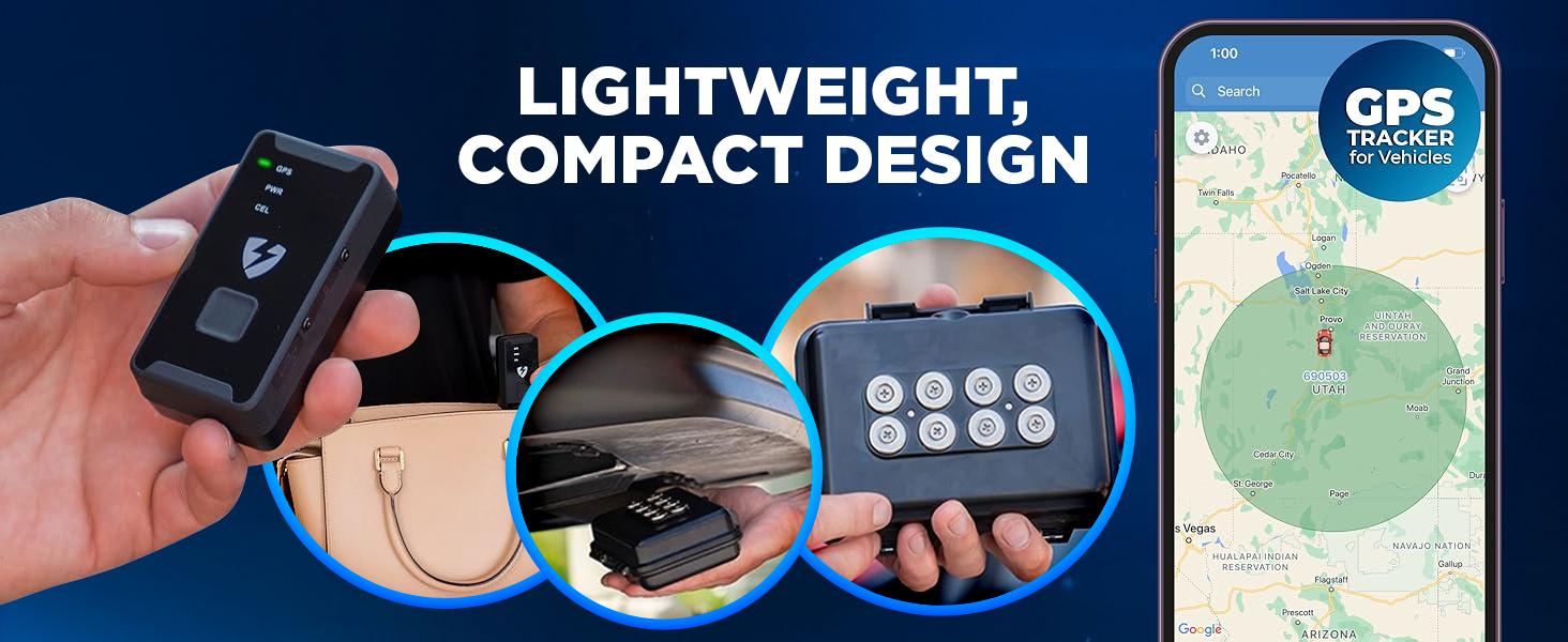 Lightning GPS GL300 Car Tracker Device for Vehicles w/Magnetic Case  Hidden GPS Tracker for Fleet Security, Long Range Vehicle Tracking, Discreet, Ideal for Cars and Trailers, Subscription Required