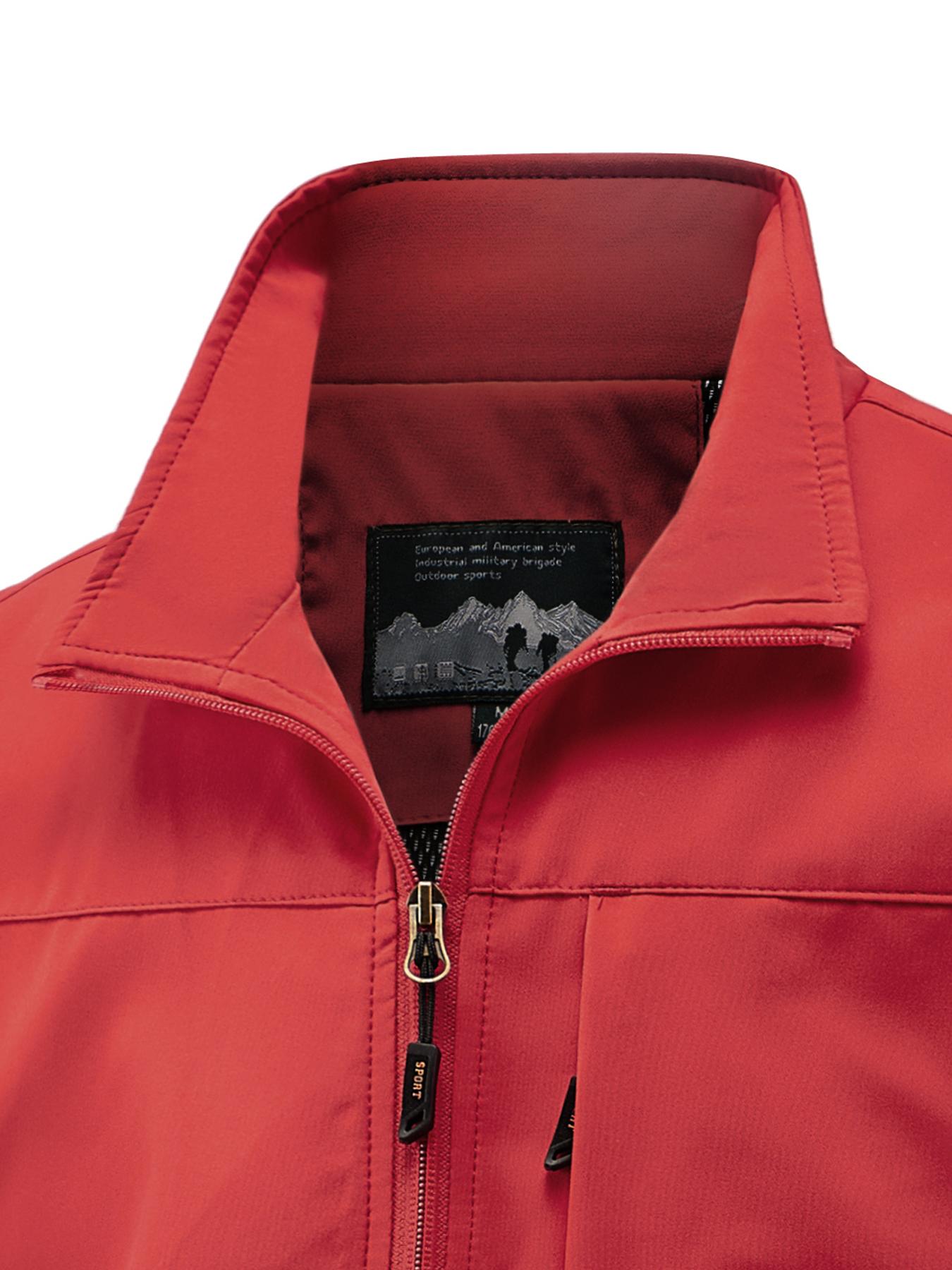 Men's Solid Hooded Vest Jacket, Sleeveless Gilet, Sleeveless Waistcoat, Regular Fit Casual Outdoor Fishing Vest, Men's Outerwear for All Seasons, Menswear