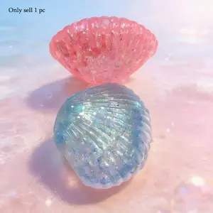 Ocean Pet Beautiful Shell Slow Rebound Stress Relief Toy, Aesthetic and Comfortable Gift, Random Color, Perfect for Relaxation