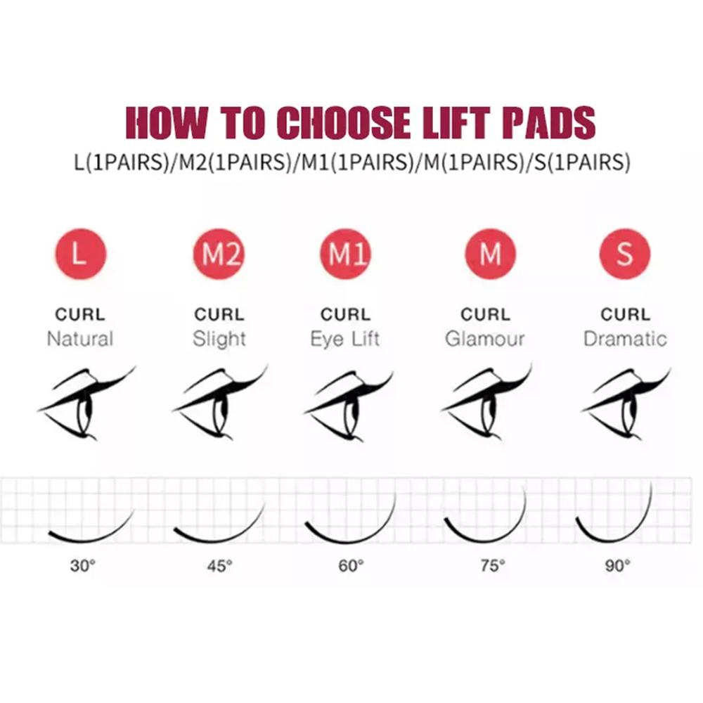 Professional Eyelash & Eyebrow Lift Kit, Reusable Long Wispy Curl Faux Cluster Lashes Strip Lashes, Lengthening and Volumizing Faux Eye Lashes, Volume Cluster Lashes