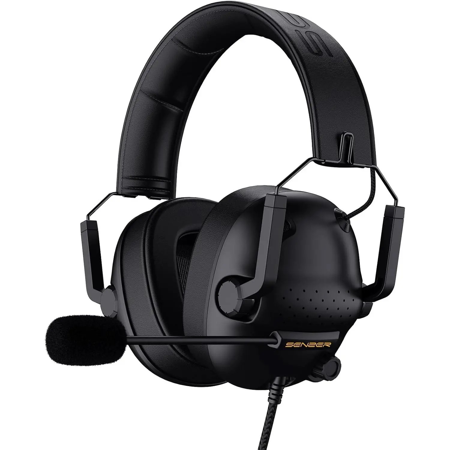 SG500 Gaming Headset with Noise Cancelling Microphone Black