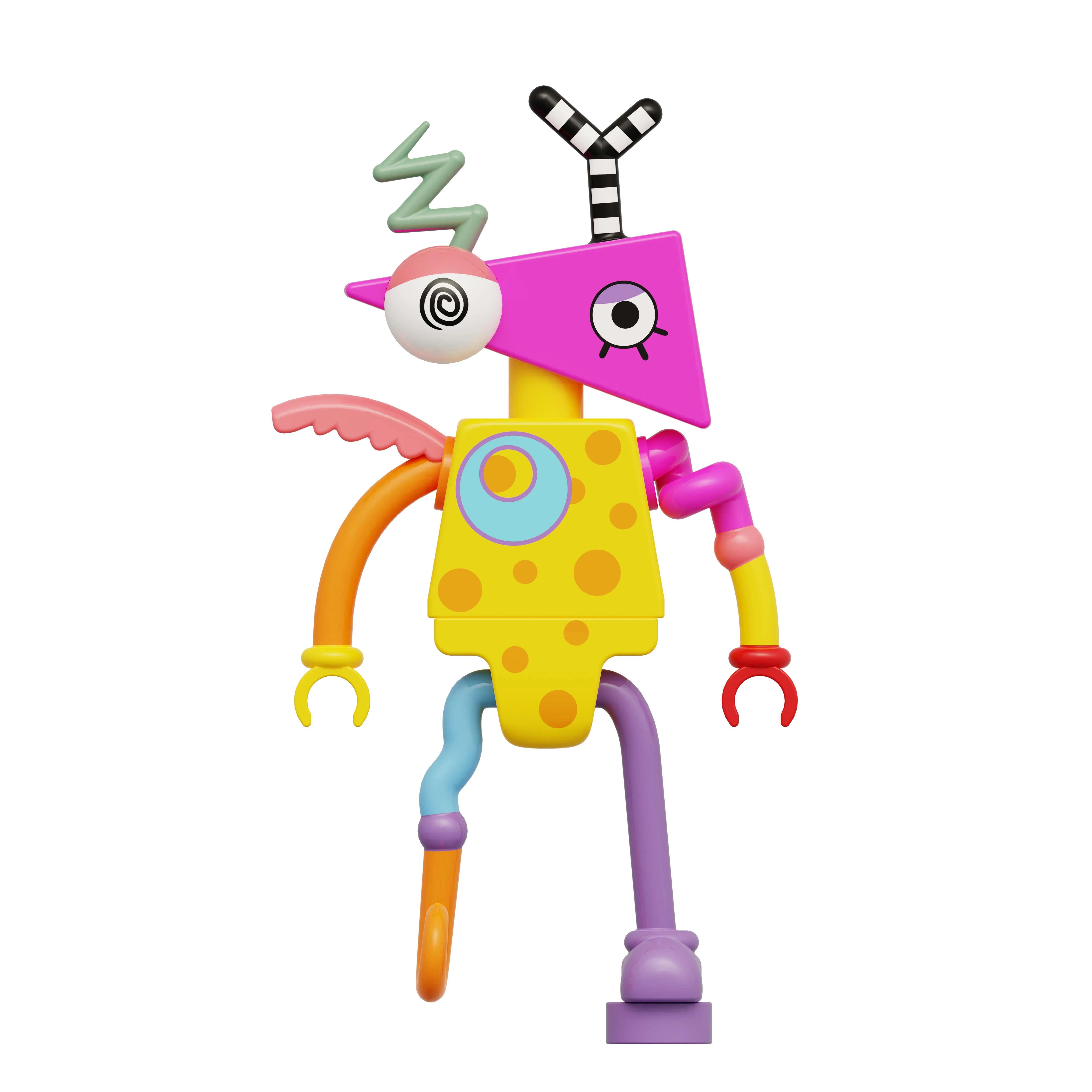 2pcs Zooble Kinger TADC Building Blocks Gangle Pomni Ragatha Jax Caine Kaufmo Anime Figures Mini Blocks Bricks Toys Party Favors