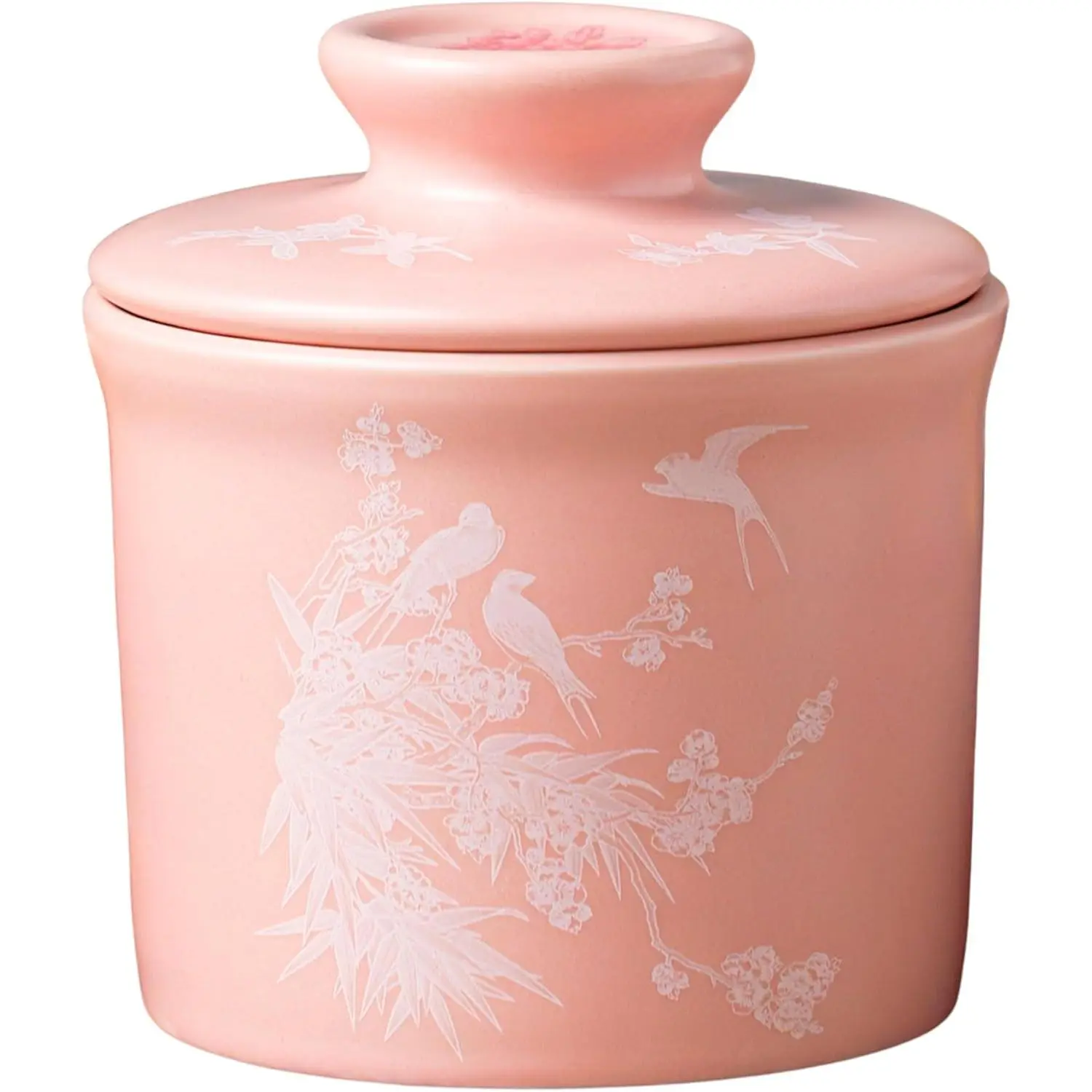 Pink Butter Dish with Lid| For Countertop