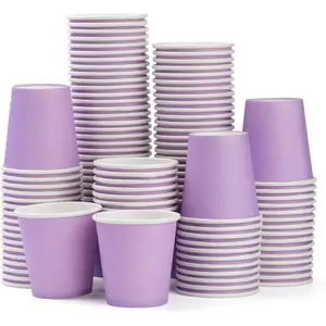 100 pack 3 oz Bathroom Cups, Disposable Paper Cups, Mouthwash Paper Cups, Small Paper Cups for Bathroom, Mouthwash, Snack, Espresso Cups Suitable for , Party, Picnic