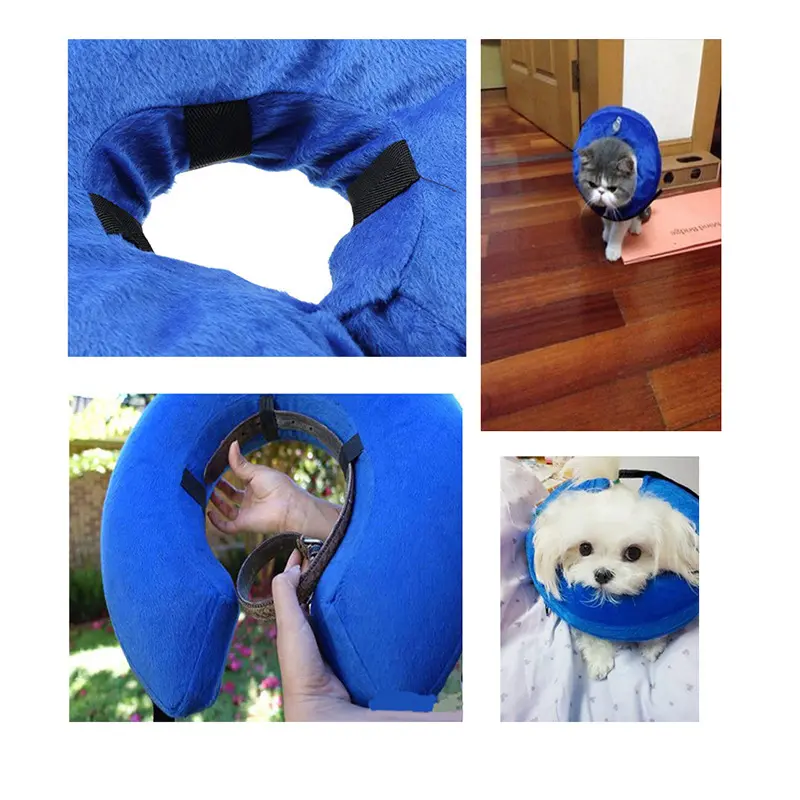 pet collar, soft PVC inflatable collar, Elizabeth collar, dog and cat neck collar, beauty anti-licking dog collar